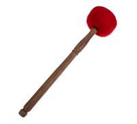 ifundom Wooden Singing Bowl Mallet Red Wool Felt Striker Medium Size Tibetan Sound Bowl Accessory for Meditation and Yoga Relaxation