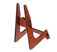 ifundom Wooden Ukulele Stand Foldable Portable Ukulele Display Stand Bracket for Beginners Tripod Floor Bracket for Display at Home Music Studio