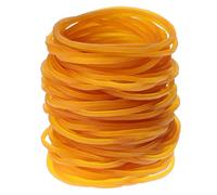 ifundom Yellow Small Elastic Rubber Bands 38mm Diameter 1.4mm Thick Bulk 100g Bag for Office, School, Home and DIY Use