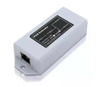 iFutniew 1 Piece 1 in 2 Out Gigabit Standard POE 1000M Network Extender Cascad Repeater Rj45 Comply Plastic 1 in 2 Out Gigabit POE Extender with IEEE 802.3AT/AF for IP Camera