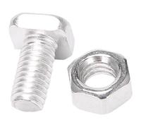 iFutniew 100 Pcs M6X12mm Greenhouse Nuts and Bolts Square Bolts Nuts Greenhouse Repair Kit Parts Replacement Garden Supplies