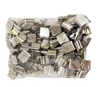 iFutniew 100 PCS Metal Wick Sustainer,Wick Holder for Wood Wick Candle