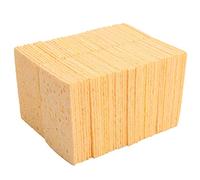 iFutniew 100Pcs Soldering Iron Solder Tip Welding Cleaning Sponge Soldering Iron Sponge Pad Replacement Sponges Cleaning Pads