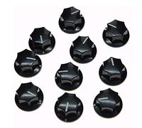 iFutniew 10Pcs Guitar Knobs Amplifier Amp Knob Bass Tone Volume Knobs for Guitarra Brass