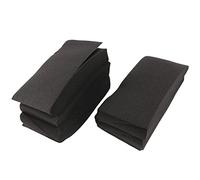iFutniew 12 Pcs Sound-Absorbing Foam Board,Bass Trap Wedge-Shape Brick,Sound-Absorbing Foam Sound Insulation Treatment,12X12X24cm
