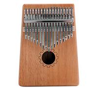 iFutniew 17 Keys Kalimba Mahogany Thumb Piano with Tuning Hammer Cloth Bag Perfect for Music Lover, Beginners, Children