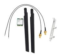 iFutniew 1730Mbps for Dual Band Wireless AC 9560 Desktop Kit Bluetooth 5.0 802.11Ac M.2 CNVI 9560NGW Wifi Card with Antenna
