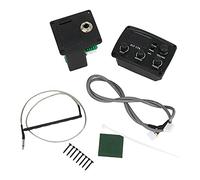 iFutniew -17A Acoustic Guitar EQ Preamp with Digital Procedding Tuner 3 Band EQ Equalizer with Tuner Guitar Pickup