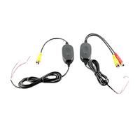 iFutniew 1Set 2.4GHZ Wireless Video Transmitter Receiver Plastic 2.4GHZ Wireless Receiver Video Transmitter Receiver for Car DVD Monitor WIFI Reverse Rear Backup View Camera