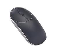 iFutniew 2.4GHz Wireless Mouse, Aluminum Alloy Frame, Noiseless Rechargeable Mouse with Optical Sensor, for PC, Black