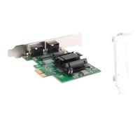 iFutniew 2-Port Gigabit PCIe Network Card 1000M Dual Ports PCI Express Ethernet Adapter with 82571EB LAN NIC Card for