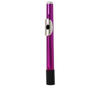 iFutniew 22.5cm Nickel Plated Metal Flute Joint Headjoint Mouthpiece Replacement Woodwind Instrument Accessories,