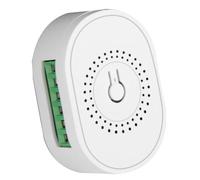 iFutniew 2CH Tuya WiFi Switch Fan Controller Smart Home Stepless Speed Switch Voltage Regulator for Alexa Smart Life White