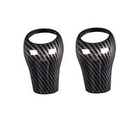 iFutniew 2Pcs Carbon Fiber Gear Shift Knob Cover Trim for a C E G GLS Class W204 W212