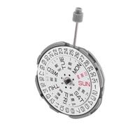 iFutniew 3 Hands Date 3 Metal Quartz Watch Movement with 065-543 Stem Replacement Parts for Miyota GM02 GM00 Movement