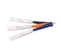iFutniew 3 Piece Guitar Nut File Double-Edged Nut Slotted File Set Fret and Crown File Luthier'S Tool