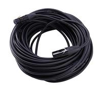 iFutniew 3 Pin XLR Male to Female Microphone Extension Cable Audio Extension Cables Cord Wire Line Black for Microphone 2000cm