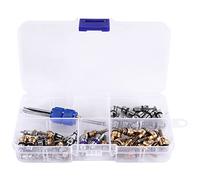 iFutniew 40Pcs Air Conditioning A/C Valve Core R12 R134A Valve Stem Cores Remover Tool for Car, Auto Air Conditioning Tool