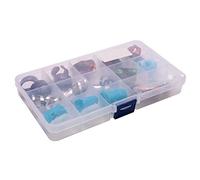 iFutniew 45 Pcs Guitar Accessory,17 Finger Picks Thumb Picks, 20 Guitar Picks and 8 Guitar Finger Protectors for Acoustic Guitar