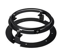 iFutniew 5.75 Inch Black Car Motorcycles Headlight Round Mounting Bracket Suitable for Touring Softail Headlight Adapter