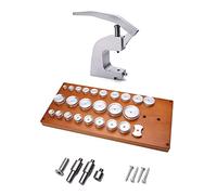 iFutniew 5500-A Watch Press Tools Kit,25 Pcs Normal Tapered Dies Universal Tabletop Watch Crystal Press Machine