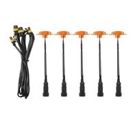 iFutniew 5PCS Car Front Bumper LED Grille Light Front Grille DRL Daytime Running Light for SUV 2014-2020