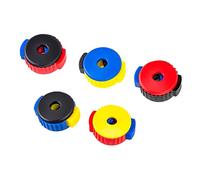 iFutniew 5Pcs Drum Cymbal Mate Quick Release Drum Accessories Mix Color Push-On Design Convenient To Use