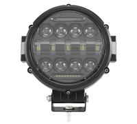 iFutniew 60W 5600LM Round LED Work Light, Spot Combo Beam, Universal Fit for Truck, SUV, ATV, Car, Boat, 1 Pair