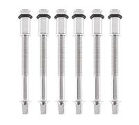 iFutniew 6Pcs 8cm Drum Tension Rods Screw Metal Drum Hoops Short Screw Snare Drum Hardware