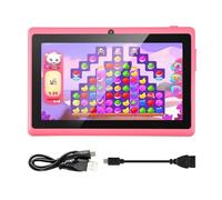 iFutniew 7 Inch Kids Tablet Android Quad Core Dual Camera WiFi Education Game Gift for Boys Girls,Pink