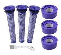 iFutniew 7-Pack Vacuum Filter Replacement Kit for V6, V8, V7 Vacuum Cleaner, 3 HEPA Column Filter, 3 Pre-Filter, 1 Cleaning Brush, Replacement Part Numbers 965661-01 and 967478-01