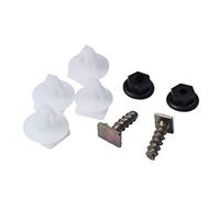 iFutniew 8pc Front Wheel Arch Trim Clips Plastic Metal Screw Nut Set For C