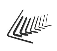 iFutniew 9 Pieces 1 Set of About 1.5mm-5mm Hexagon Wrench Hex Wrench for Electric Guitar Bass, High Quality
