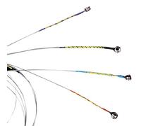 iFutniew A Set of Violin Strings E-A-D-G Core Aluminum Alloy Steel Strings Wound Stringed Musical Instrument Parts