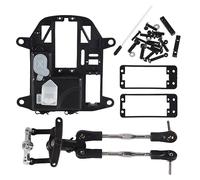 iFutniew Aluminum Symmetrical Trun Symmetric Steering Kit Fit for 1/5 ROVAN KM BAJA 5B 5T 5SC Motor