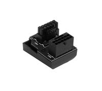 iFutniew ATX3.0 12VHPWR 12+4 16Pin PCIe5.0 450W Power Supply Cable Adapter 180 Degree Connectors for RTX 4090 4080 4070 Black RVS