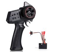 iFutniew AX-7S AX7S 2.4G 3CH Transmitter Remote Controller with 2 in 1 Receiver ESC for D12 MN D90 MN99S MN86 RC Car RC Boat