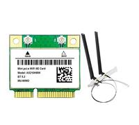 iFutniew AX210HMW WiFi Card with Antenna WiFi 6E Mini PCI-E AX210 802.11Ax/Ac 2.4G/5G/6Ghz BT5.2 Wireless Adapter for Laptop