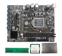 iFutniew B250C BTC Mining Motherboard with G3900 CPU+DDR4 4GB 2666MHZ RAM+120G SSD 12XPCIE to USB3.0 Card Slot LGA1151 for BTC