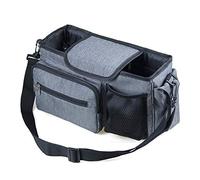 iFutniew Baby Stroller Organizer Bottle Cup Holder Diaper Bags Maternity Nappy Bag Accessories for Portable Baby Carriage Gray