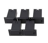 iFutniew Black 9V Guitar Battery Holder Active Guitar Bass Pickup Pack of 5
