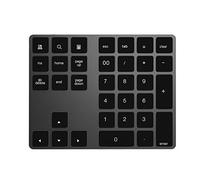iFutniew Bluetooth 3.0 Wireless Numeric Keypad 34 Keys Digital Keyboard for Accounting Teller IOS OS Android PC Tablet Laptop (Black)