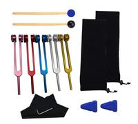 iFutniew C-128HZ Tuning Fork Set,Tuning Fork for Healing Chakra,Sound Therapy,Keep Body,Mind and Spirit in Perfect Harmony Easy Install Easy to Use