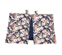 iFutniew Carseat Cover, Nursing Scarf Cover Infant Car Seat Canopy Cover Boy Girl Baby Shower Gift for Breastfeeding,Dark Blue Bottom Flowers