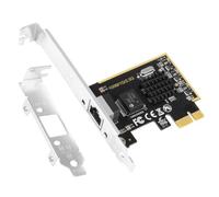 iFutniew Gaming Gaming Port 2.5G Gigabit LAN Card Desktop Built-in PCIE Gigabit LAN Port RTL8125PXE Multi-Function LAN Card Computer Spare Parts Accessories