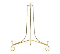 iFutniew Gold Display Stand Craft Bracket Book Holder Photo Pedestal Bowl Dish Frame Picture Plate Rack Easel Storage Decor Easy to Use -15cm