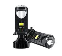 iFutniew H4 Bi-LED 20000LM 80W Mini Projector Lens Automobiles Bulb Conversion Kit High/Low Beam Headlight