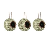 iFutniew Hand Woven Bird Nest for Outside,Ball Shape,Hand Woven,Made of Natural Grass Perfect for Garden,Patio,Lawn