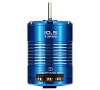 iFutniew High Efficiency 540 Sensored Brushless Motor for 1/10 RC Car Blue, 10.5T 3450KV