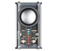 iFutniew K07 Mecha Speakers Transparent Wireless Bluetooth 5.0 Stereo Surround Speakers TWS Audio Player Loudspeaker-Black